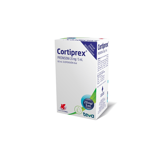 Cortiprex Prednisona 20mg/5ml Jarabe 60ml