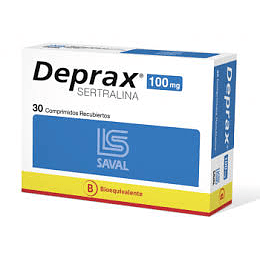 Deprax (Biioequivalente) Sertralina 100mg 30 Comprimidos Recubiertos