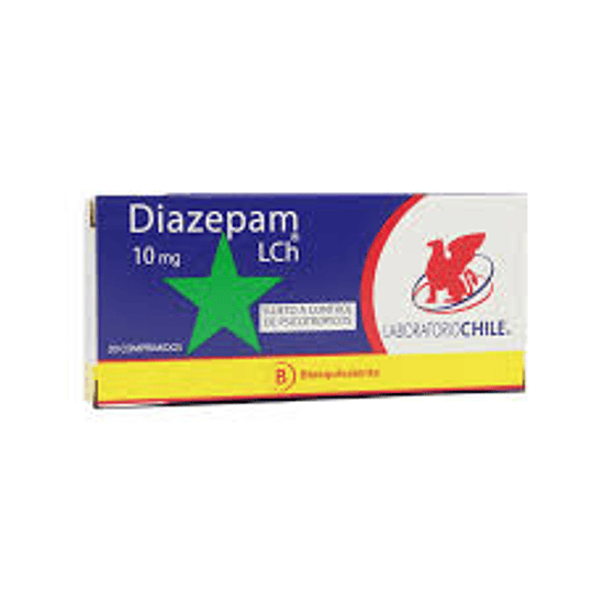 Diazepam 10 mg 20 comprimidos