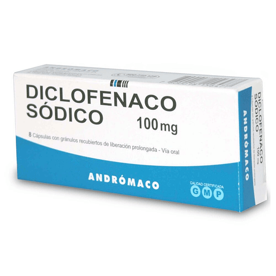 Diclofenaco Sódico  100 mg 8 comprimidos
