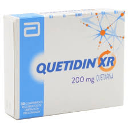 Quetidin XR 200 mg 30 comprimidos.