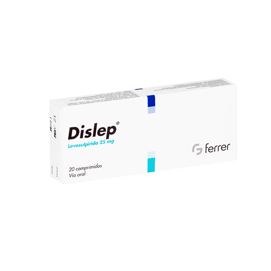 Dislep 25 mg 20, Comprimidos