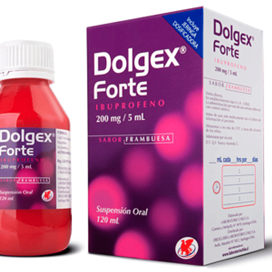 Dolgex Forte 200 mg / 5 ml Suspensión 120 ml