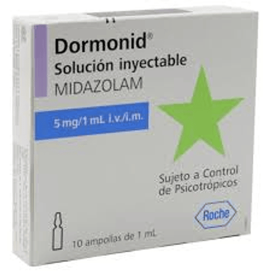 Dormonid 5 mg / 1 ml 5 Ampollas 3 ml (Disponible sólo para compra en Local)