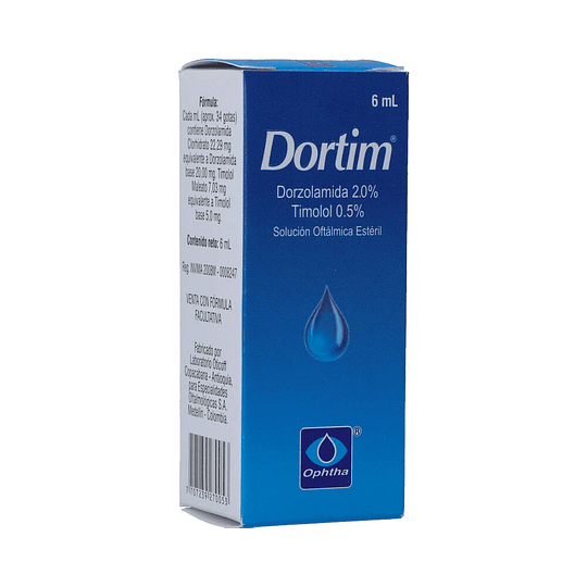 Dortim Solución oftálmica 6 ml
