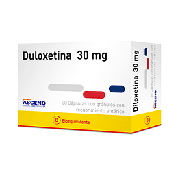 Duloxetina 30mg 28 capsulas