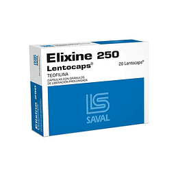 Elixine Lentocaps 250 mg 20 cápsulas