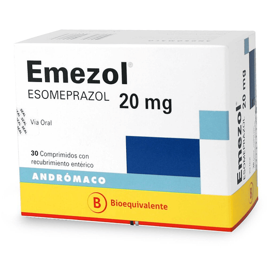 Emezol (B) Esomeprazol 20mg 30 Comprimidos Recubiertos