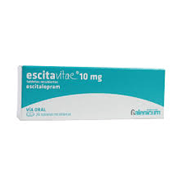 Escitavitae Escitalopram 10 mg 28 tabletas