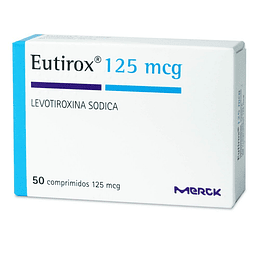 Eutirox 125 mcg 50 comprimidos