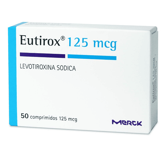 Eutirox 125 mcg 50 comprimidos