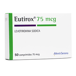 Eutirox 75 mcg 50 comprimidos