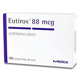 Eutirox 88 mcg 50 comprimidos