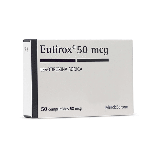 Eutirox 50 mcg 50 comprimidos