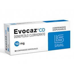 Evocaz CD Donepezilo 10mg 30 Comprimidos Dispersables