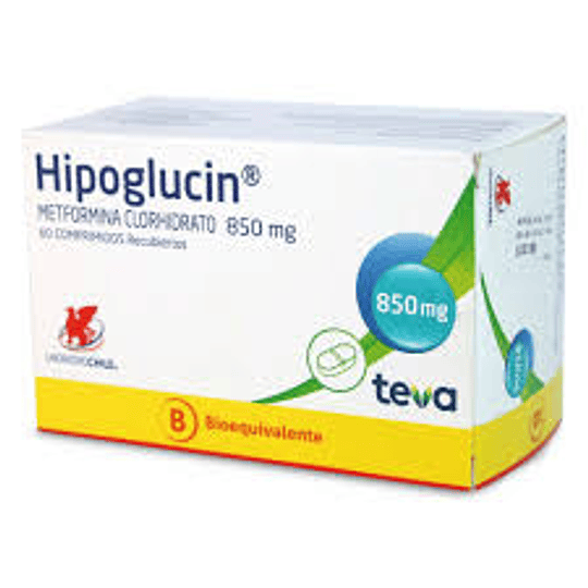 Hipoglucin 850 mg 30 comprimidos