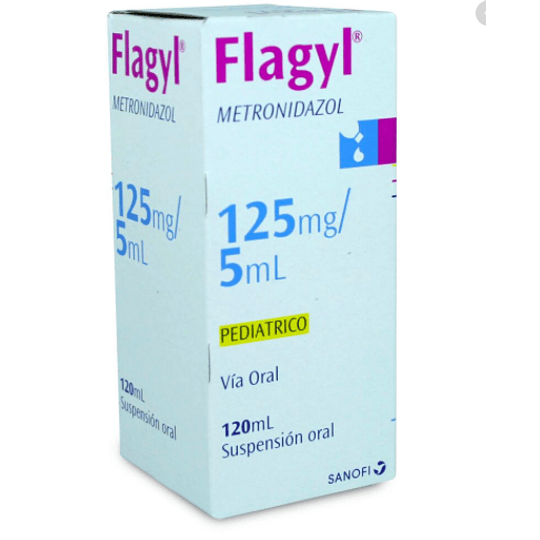 Flagyl 125 mg / 5 ml Suspensión 120 ml
