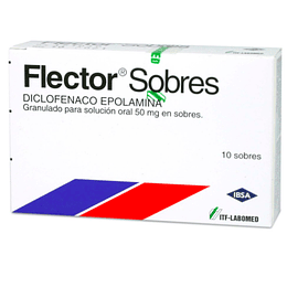 Flector Diclofenaco Epolamina 50mg Solución Oral 10 Sobres