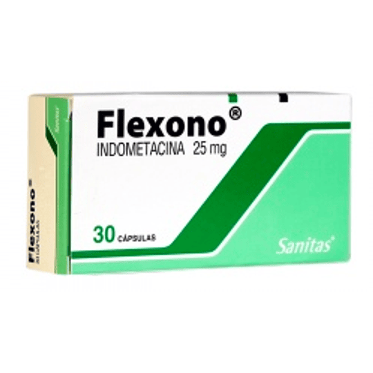 Flexono 25 mg 30 cápsulas
