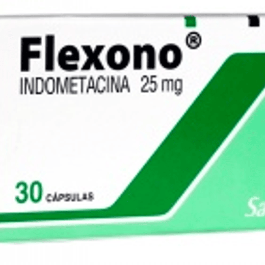 Flexono 25 mg 30 cápsulas
