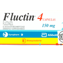 Fluctin 150 mg 4 cápsulas