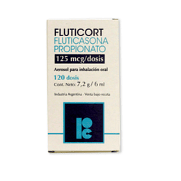 Fluticort 125 mcg Inhalador 120 dosis
