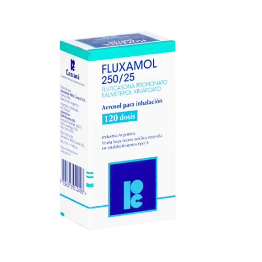 Fluxamol 250 / 25 mcg Inhalador 120 dosis