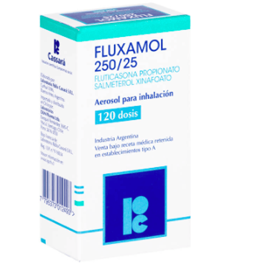 Fluxamol 250 / 25 mcg Inhalador 120 dosis