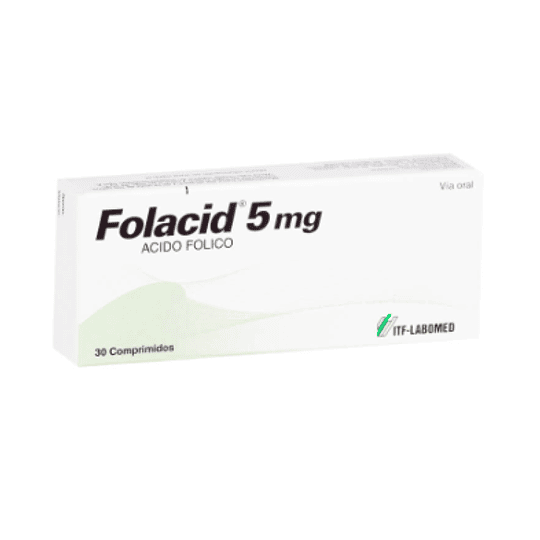 Folacid 5 mg 30 comprimidos