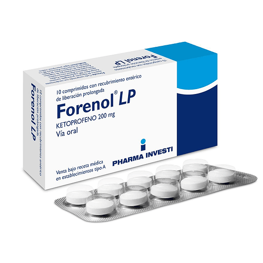 Forenol LP 200 mg 10 comprimidos