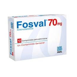 Fosval 70 mg 12 comprimidos