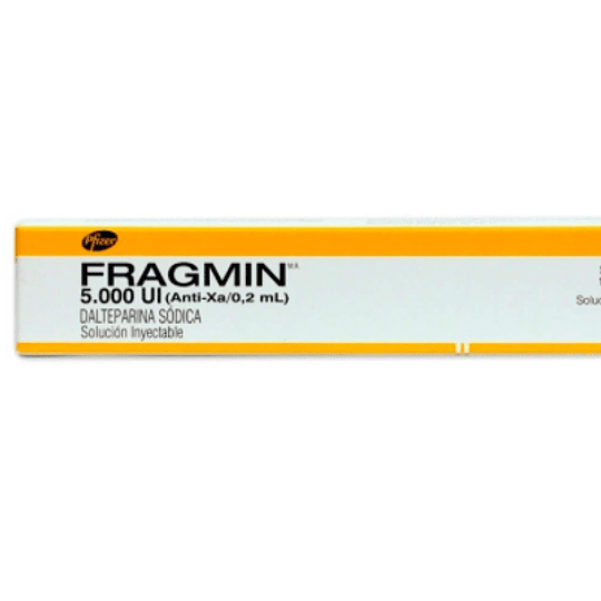 Fragmin Dalteparina 5000UI/0.2ml Inyectable 1 Jeringa Prellenada