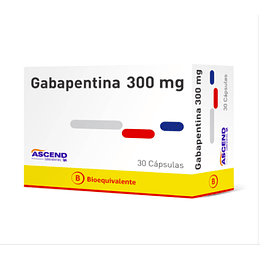 Gabapentina 300 mg 30 capsulas