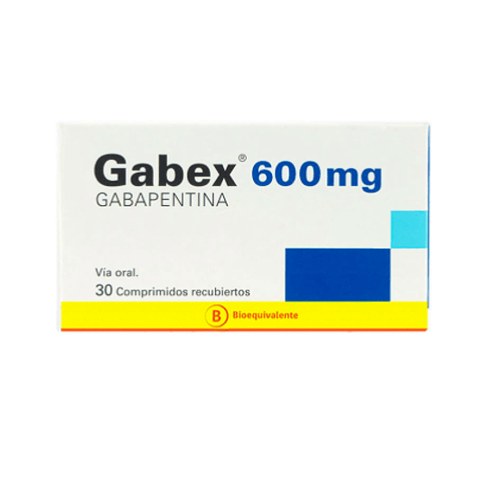 Gabex 600 mg 30 comprimidos