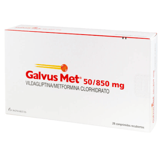 Galvus Met 50 mg / 850 mg 28 comprimidos 