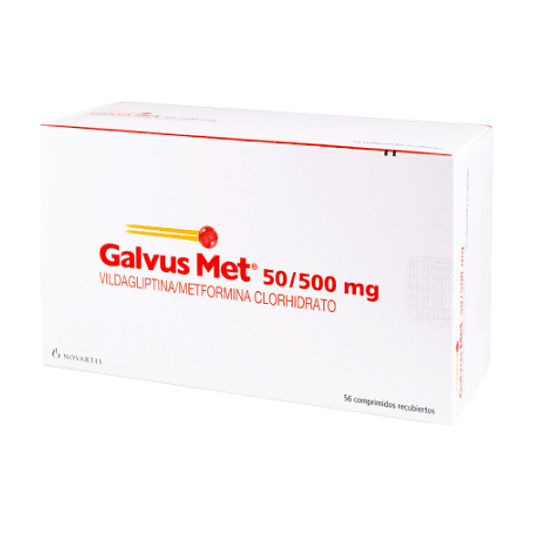 Galvus Met 50 mg / 500 mg 56 comprimidos 