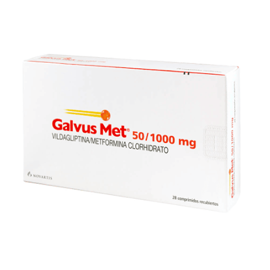 Galvus Met 50 mg / 1000 mg 28 comprimidos 