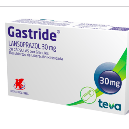 Gastride 30 mg 28 cápsulas