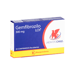 Gemfibrozilo 300 mg 30 comprimidos