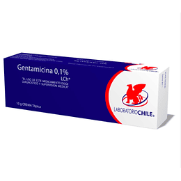 Gentamicina 0.1% crema 10 gramos
