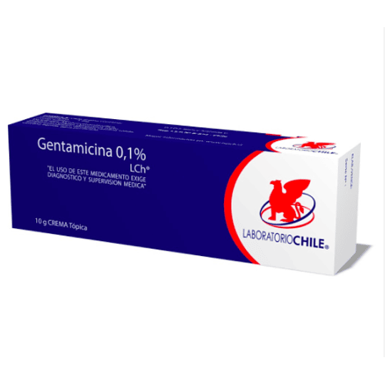 Gentamicina 0.1% crema 10 gramos