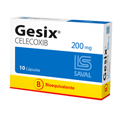 Gesix 200 mg 10 cápsulas