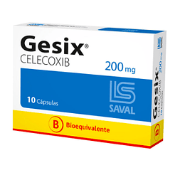 Gesix 200 mg 10 cápsulas