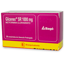 Glicenex SR 1000 mg 30 Comprimidos