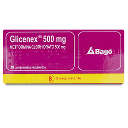 Glicenex 500 mg 30 comprimidos