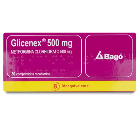 Glicenex 500 mg 30 comprimidos