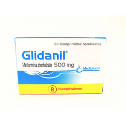 Glidanil 500 mg 30 comprimidos