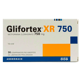 Glifortex XR 750 mg 30 comprimidos