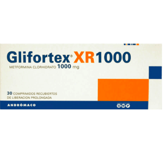 Glifortex XR 1000 mg 30 comprimidos
