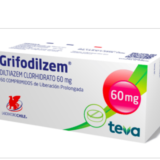 Grifodilzem 60 mg 60 comprimidos